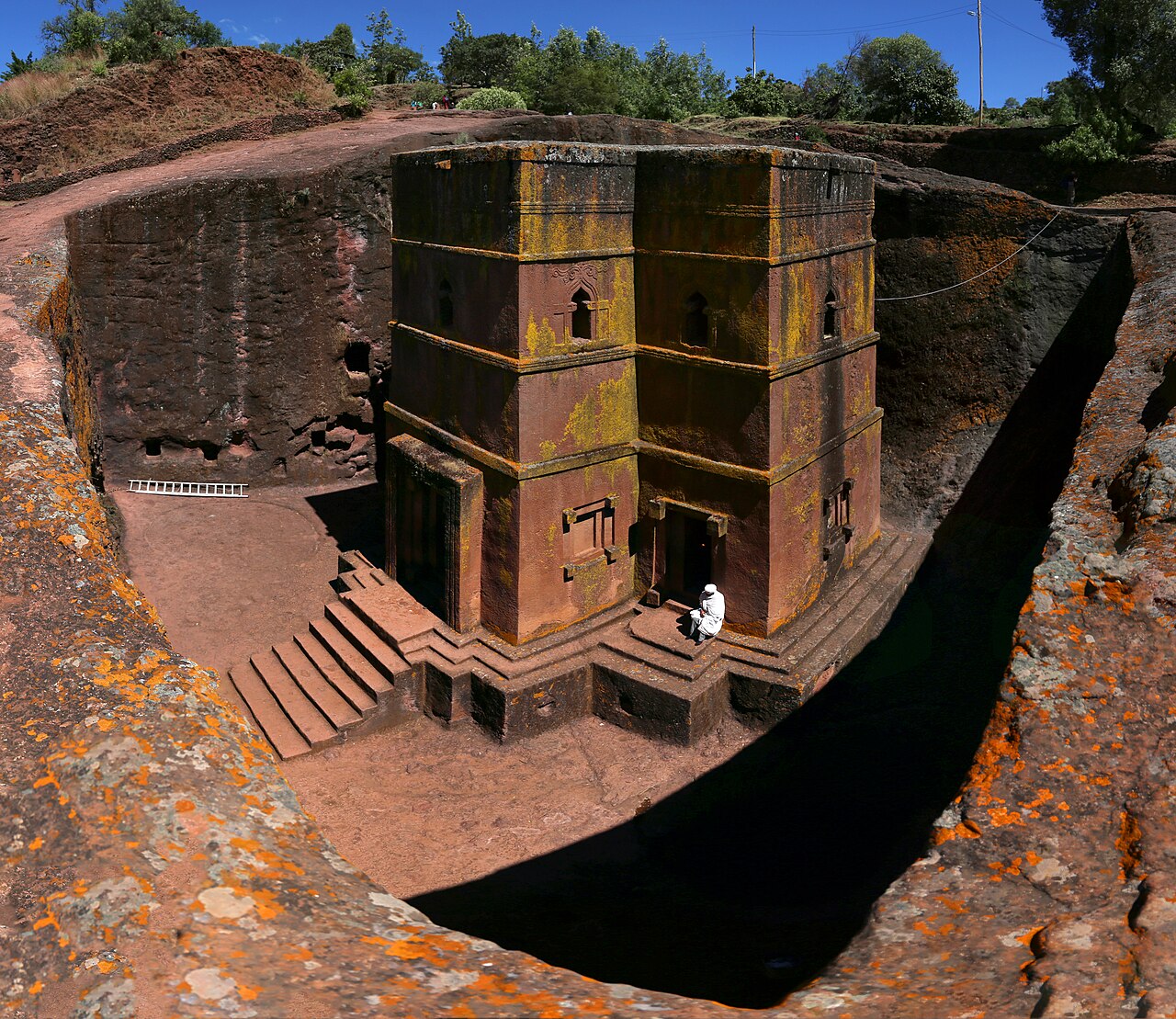 Bete Giyorgis, the rock-hewn church in Lalibela